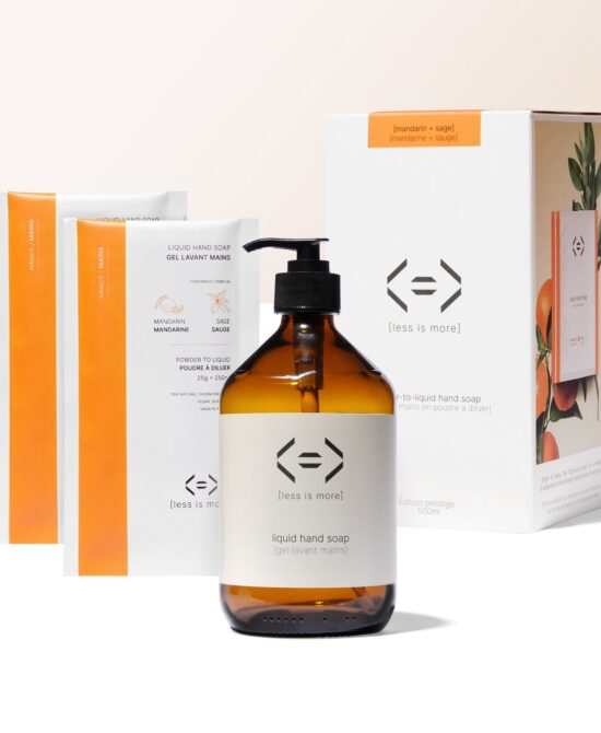 Prestige set - juicy liquid hand soap 500 ml [mandarin + sage]