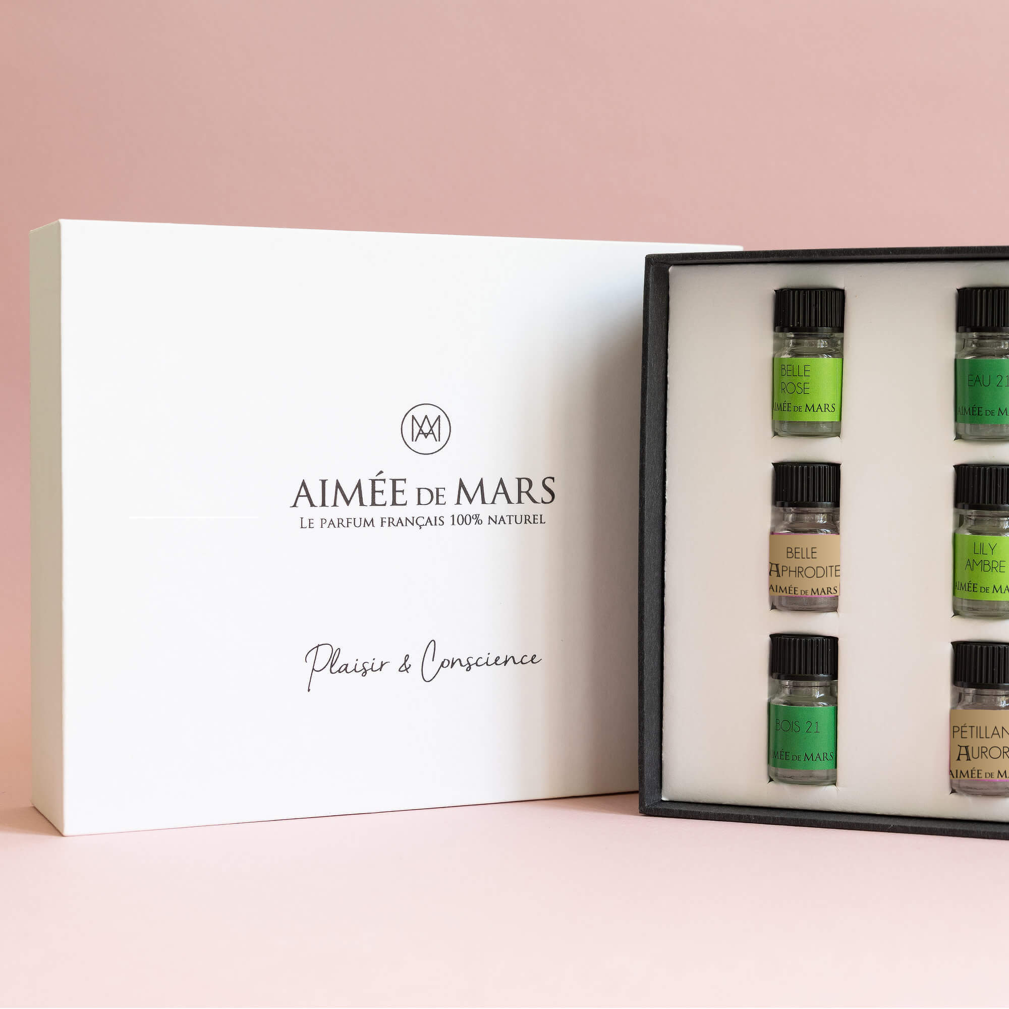 Coffret Prestige Découverte 9 minis parfums naturels Aimée de Mars