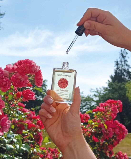 Flacon Huile Aphrodite et Pipette Compte-Gouttes