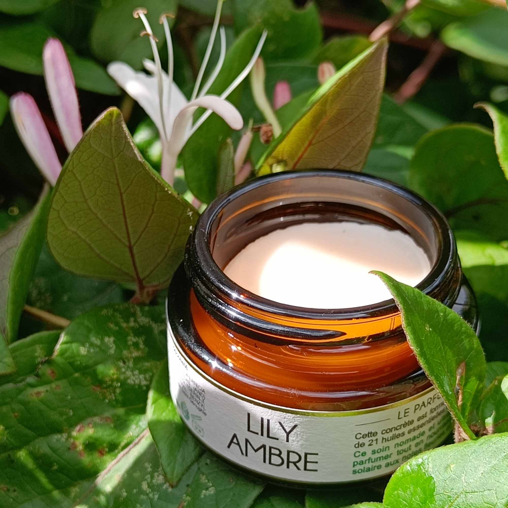 Parfum Solide Sans Alcool 100% Naturel Bio Lily Ambre